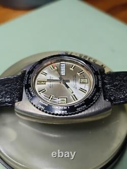 Rare & Vintage LUCERNE Auto Diver Watch WithDay & Date Swiss Made