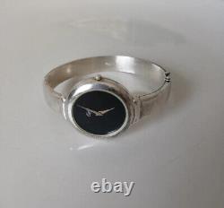 Rare Vintage Ladies QUINN Swiss Quartz Watch Sterling Silver 925, No. 630104