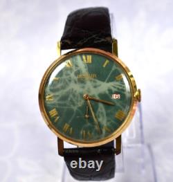 Rare Vintage Le Jour 17 Jewels Incabloc Mechanical Swiss Gold Watch Runs Well