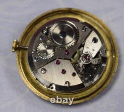 Rare Vintage Le Jour 17 Jewels Incabloc Mechanical Swiss Gold Watch Runs Well