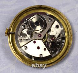 Rare Vintage Le Jour 17 Jewels Incabloc Mechanical Swiss Gold Watch Runs Well