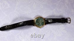 Rare Vintage Le Jour 17 Jewels Incabloc Mechanical Swiss Gold Watch Runs Well