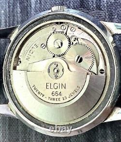 Rare Vintage Lord Elgin Swiss Automatic Mens Watch Running