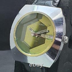 Rare Vintage Louis Rossel Automatic 25-Jewels Swiss Made S. Steel Men's Watch