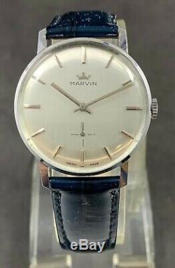 Rare Vintage MARVIN Gents Swiss Watch Cal. 525, 17 Jewels 1965 Excellent