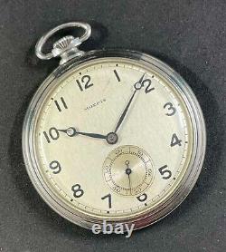 Rare Vintage MOERIS pocket Swiss watch Cal. 16A, Jew. 15