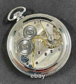 Rare Vintage MOERIS pocket Swiss watch Cal. 16A, Jew. 15