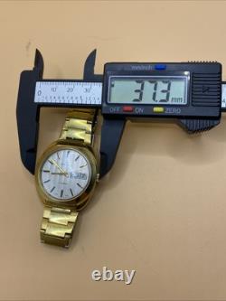 Rare Vintage Men Baylor 37mm Swiss Made17 Jewels Winding Men's Watch Works Great