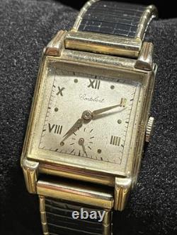 Rare Vintage Men's Cortebert Watch 10K Gold-Filled Manual Wind