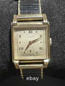Rare Vintage Men's Cortebert Watch 10K Gold-Filled Manual Wind