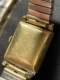 Rare Vintage Men's Cortebert Watch 10K Gold-Filled Manual Wind