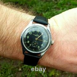 Rare Vintage Men's Swiss Mechanical Military Wristwatch Pilots WW2