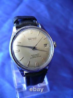 Rare Vintage Men's TUGARIS Swiss Automatic 21 Jewels Wrist Watch