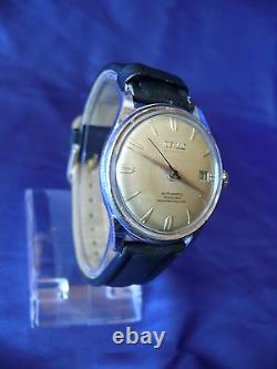 Rare Vintage Men's TUGARIS Swiss Automatic 21 Jewels Wrist Watch