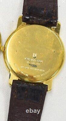 Rare Vintage Men's Universal Geneve 18k Plated Running Swiss Watch