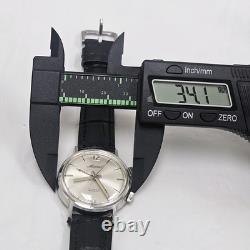 Rare Vintage Mens Marcel Alarm Watch Swiss Stainless Steel Mechanical Wind Up