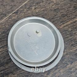 Rare Vintage Mens Marcel Alarm Watch Swiss Stainless Steel Mechanical Wind Up