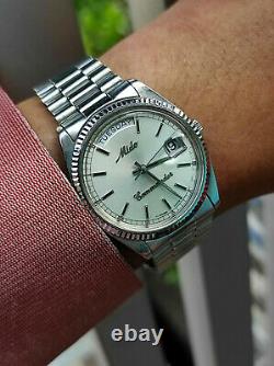 Rare Vintage Mido Commander Day Date Mido 8223 authentic swiss made Mens watch