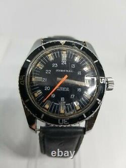 Rare Vintage Mirexal Diver Mens Watch Swiss Made