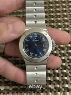 Rare Vintage Movado Sports Edition SE 84.65.877.2 Blue Roman Dial 35mm Swiss