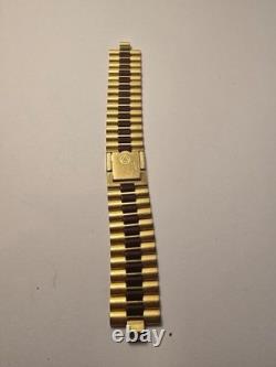 Rare Vintage NSA Swiss Made Two-Tone Rolled Gold Watch Bracelet