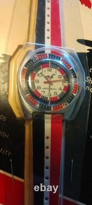 Rare Vintage New Old Stock Johnson Outboards Boating Watch Swiss Made