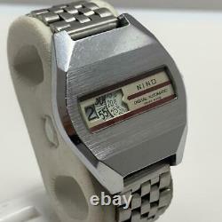 Rare! Vintage Nino Swiss Digital Jump Hour Automatic Men's Watch N902