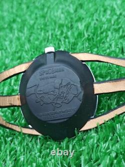 Rare Vintage OMAX SpaceMan Automatic Jumbo Watch Gray Dial 70s Swiss TC25