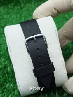 Rare Vintage OMAX SpaceMan Automatic Jumbo Watch Gray Dial 70s Swiss TC25