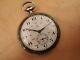 Rare Vintage OMEGA Silver Pocket Watch Swiss Made Working Condition