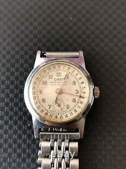 Rare Vintage ORIS (Pointer Date) Cal 704 Swiss Watch To Repair