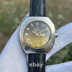 Rare Vintage Omax Crystal 3 Star 25 Jewels Beautiful Dial Swiss Made Men's Watch