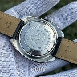 Rare Vintage Omax Crystal 3 Star 25 Jewels Beautiful Dial Swiss Made Men's Watch