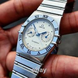 Rare Vintage Omega Constellation Manhattan Day Date Quartz Watch Swiss Made
