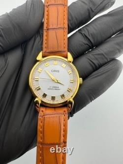 Rare Vintage Oris Swiss Made Hand Wind Men's Watch