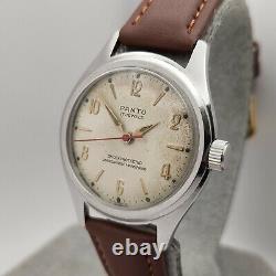 Rare Vintage PANTO Men's Manual winding watch swiss AS 1686 17Jewels 1960s