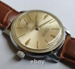 Rare Vintage PONTOSA Wehrmacthswerk 17Rubis Cal. AS1130 Swiss Made From50's