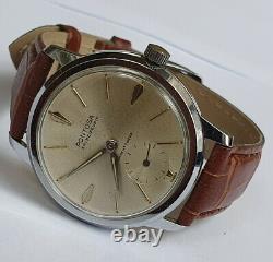 Rare Vintage PONTOSA Wehrmacthswerk 17Rubis Cal. AS1130 Swiss Made From50's