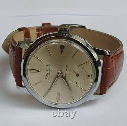 Rare Vintage PONTOSA Wehrmacthswerk 17Rubis Cal. AS1130 Swiss Made From50's