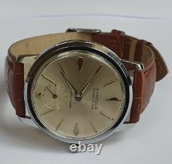Rare Vintage PONTOSA Wehrmacthswerk 17Rubis Cal. AS1130 Swiss Made From50's