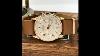 Rare Vintage Perfine Chronograph 18k Rose Gold Swiss Made Watch 38mm