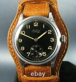 Rare Vintage Ph. DuBois & Fils Swiss WW2 German D-U Mens Watch AS 1130 15J 1940