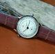 Rare Vintage Pierpont Swiss Calendar White Dial Manual Wind Man's Watch