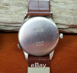 Rare Vintage Pierpont Swiss Calendar White Dial Manual Wind Man's Watch