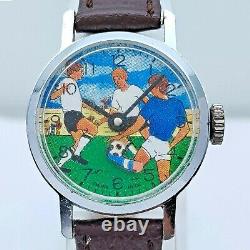 Rare Vintage R. LAPANOUSE Mov. Football BRADLEY TIME DIVISION Swiss Women's Watch