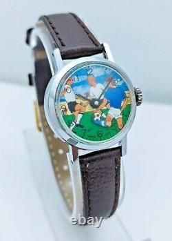 Rare Vintage R. LAPANOUSE Mov. Football BRADLEY TIME DIVISION Swiss Women's Watch