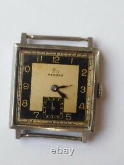 Rare Vintage RECORD 15 Jewels 170 Two tone Dial Swiss