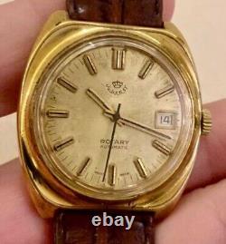 Rare Vintage ROTARY Men's Watch SWISS Automatic ROYAL SPECIAL EDITION