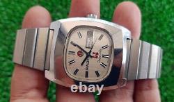 Rare Vintage Rado Purple Castle Day/date Automatic 25 Jewels Swiss Made Watch