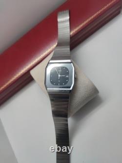 Rare Vintage Rado Quartz Men's Swiss Watch Date Classic Luxury Black Dial